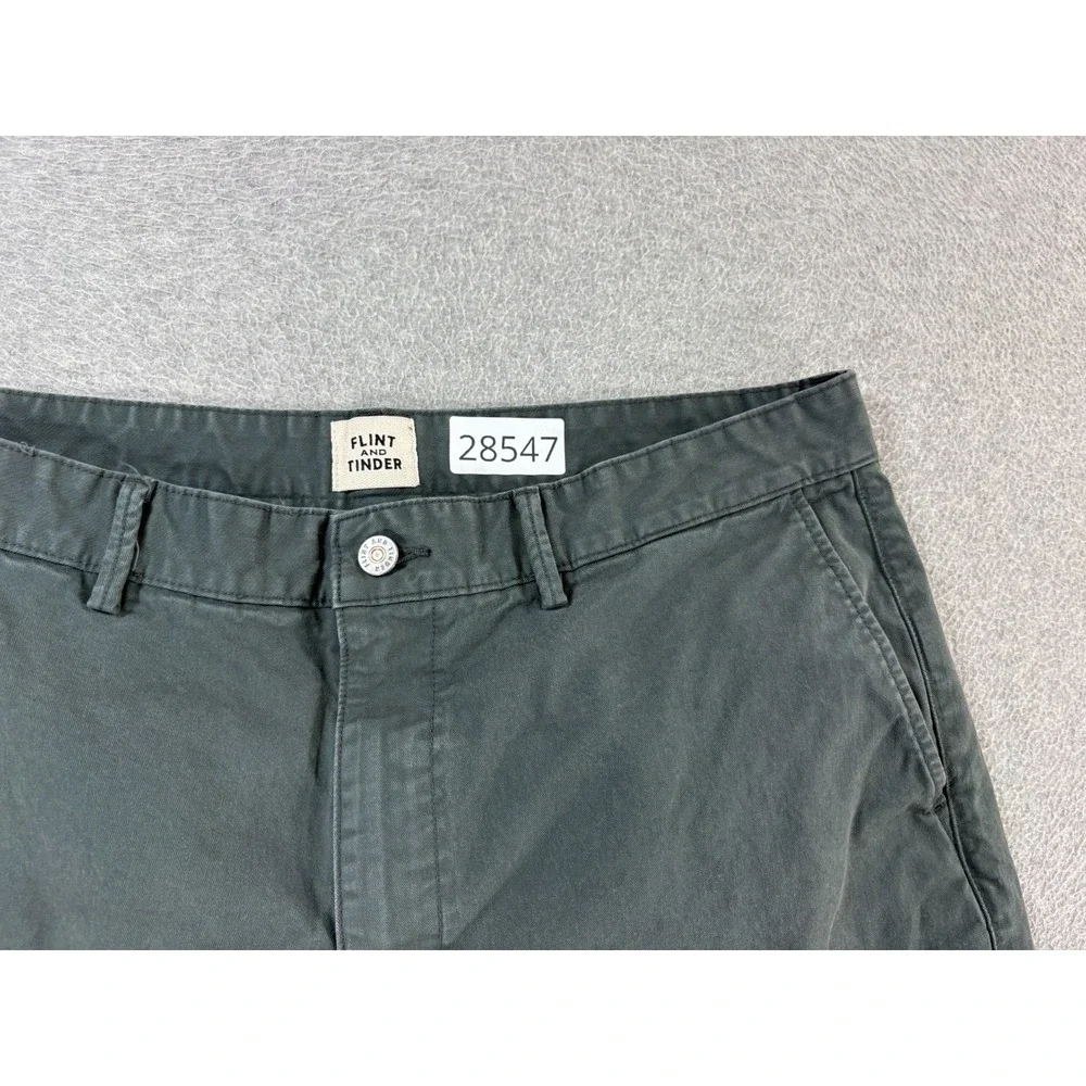 Flint and Tinder 365‎ Cotton Blend Chino Shorts (Men's 36) Gray - 7